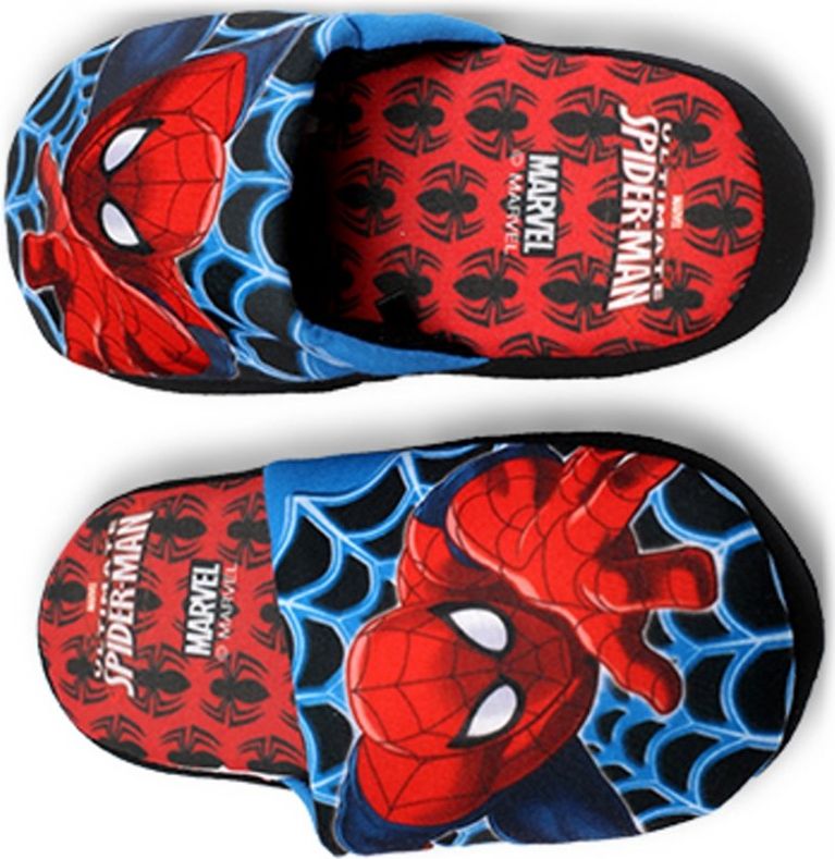 Setino · Chlapecké papuče / pantofle Spiderman - červené EU 27 / 28 - obrázek 1