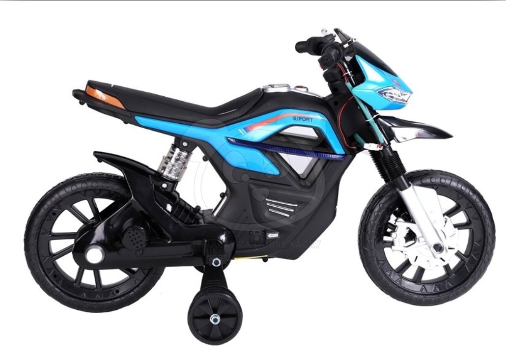 Dětská elektrická motorka JT5158 - červená - obrázek 3