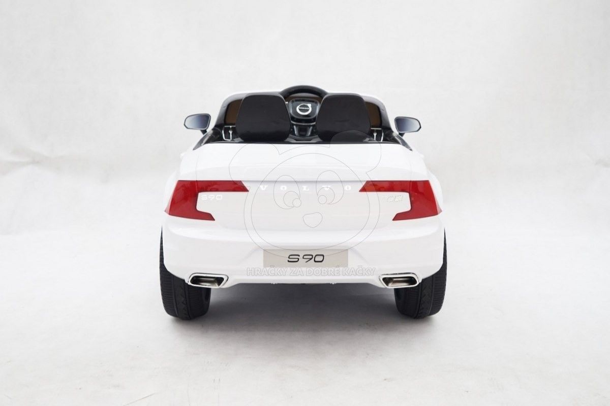 Dětské elektrické autíčko VOLVO S90 - bílé - obrázek 15
