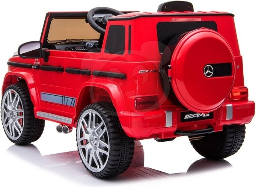 Dětské elektrické autíčko Mercedes G63 AMG - stříbrné lakované - obrázek 13