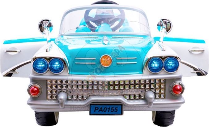 Dětský elektrický americký Cadillac - modrý - obrázek 15