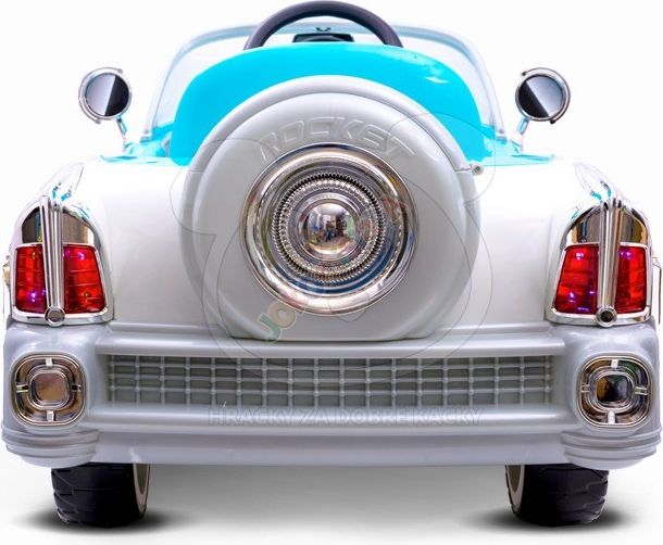 Dětský elektrický americký Cadillac - modrý - obrázek 18