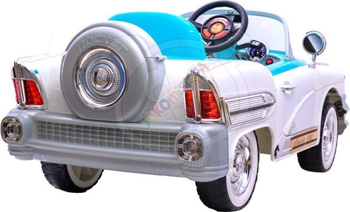 Dětský elektrický americký Cadillac - modrý - obrázek 21