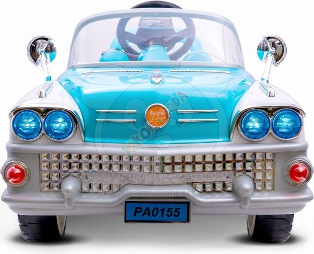 Dětský elektrický americký Cadillac - modrý - obrázek 7