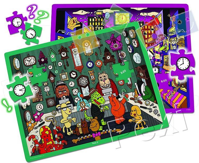 NAJDI JE! - naučné hodinové puzzle - obrázek 1