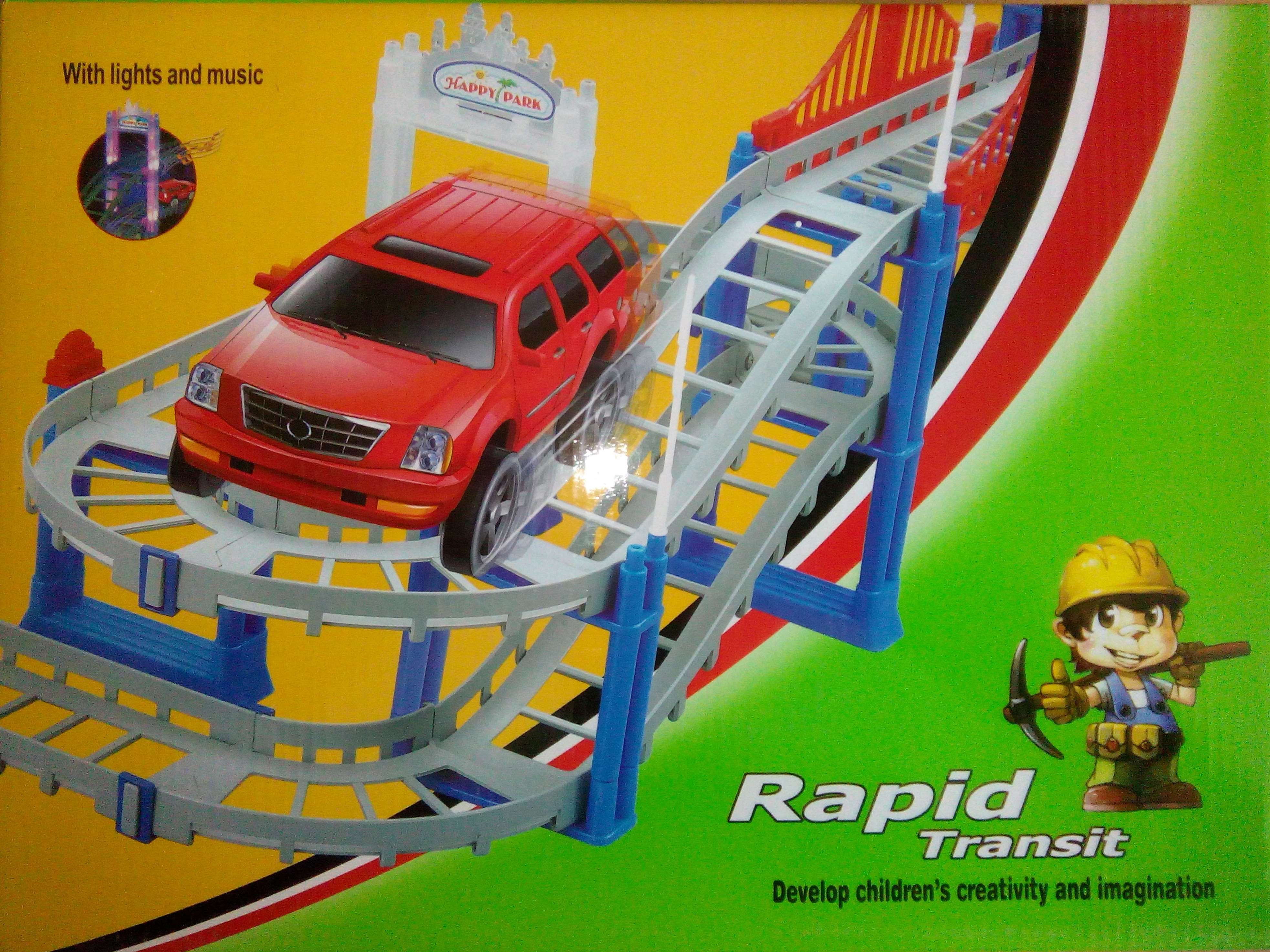 AUTODRÁHA RAPID TRANSIT + ČERPACÍ STANICE + AUTO - obrázek 1