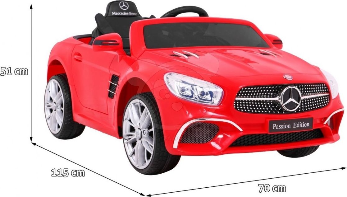Elektrické autíčko Mercedes SL400 - bílé - obrázek 18
