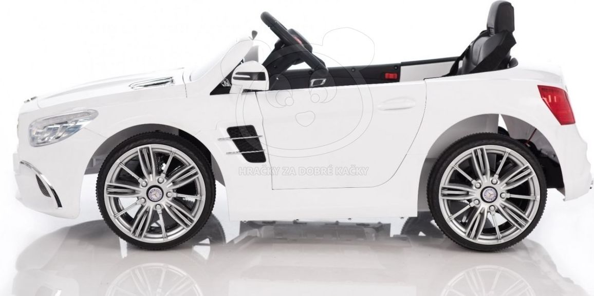 Elektrické autíčko Mercedes SL400 - bílé - obrázek 6
