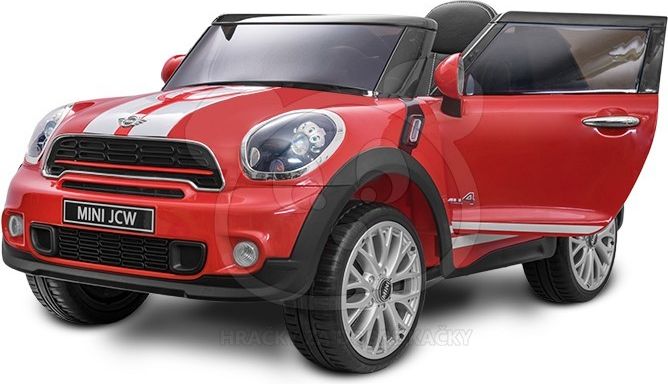 Elektrické autíčko Mini Moris, 2.4GHz, Eva kola, kožená sedačka - bílé - obrázek 11