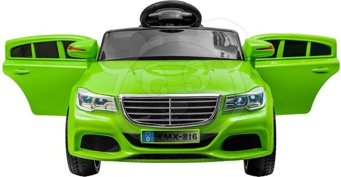 Elektrické autíčko Mesio, čalouněná sedačka, 2.4GHz - bílé - obrázek 8