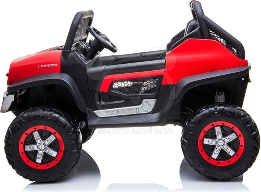 Elektrické autíčko Mercedes Unimog - maskáčové - obrázek 6