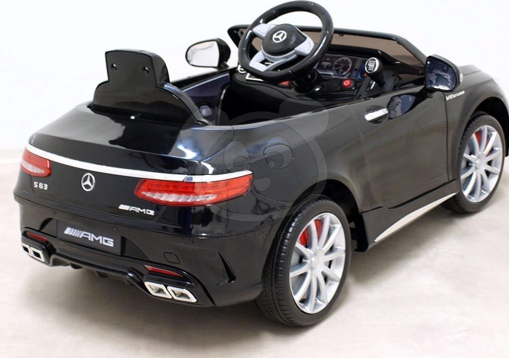 Elektrické autíčko Mercedes-Benz S63 AMG - černé - obrázek 7