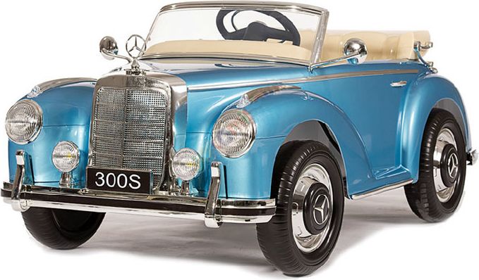 Elektrické autíčko Mercedes Benz 300S, 2,4GHz, EVA kola a FM rádio - modré - obrázek 1