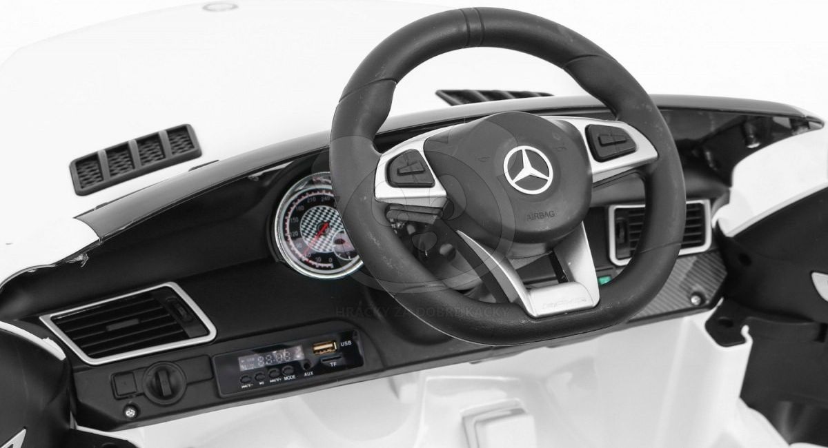 Elektrické autíčko Mercedes AMG GLE 63 - bílé - obrázek 3