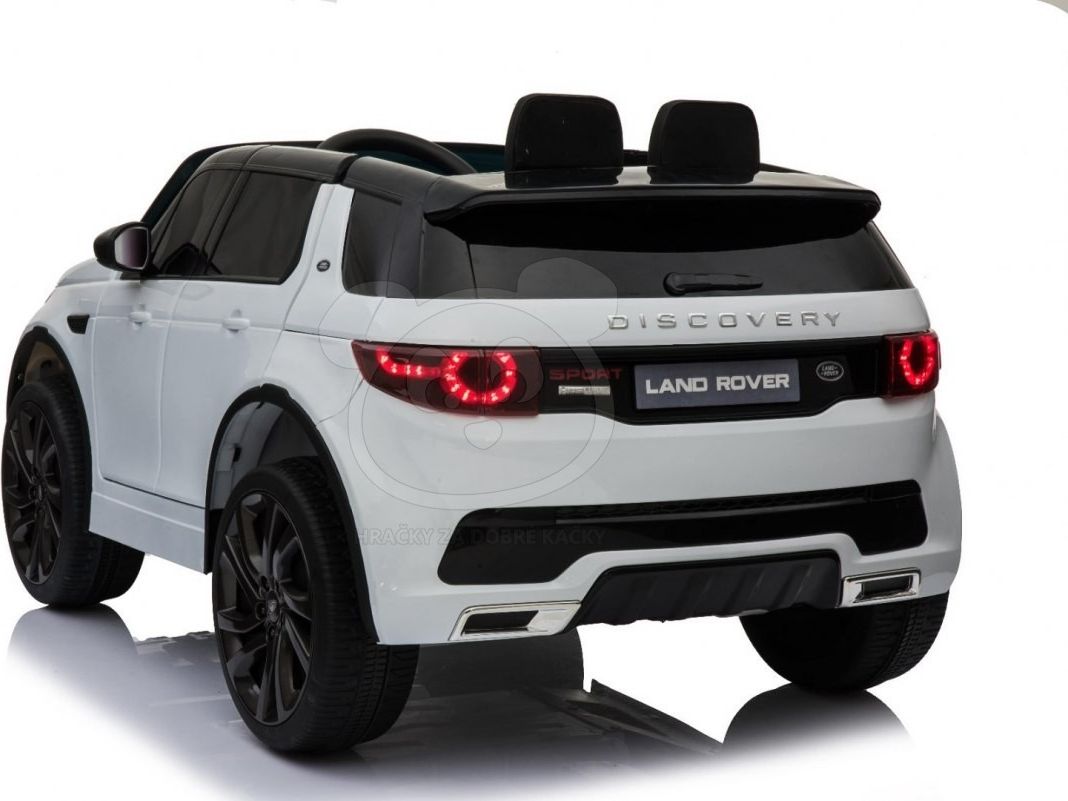 Elektrické autíčko Land Rover Discovery - lakované červené - obrázek 6