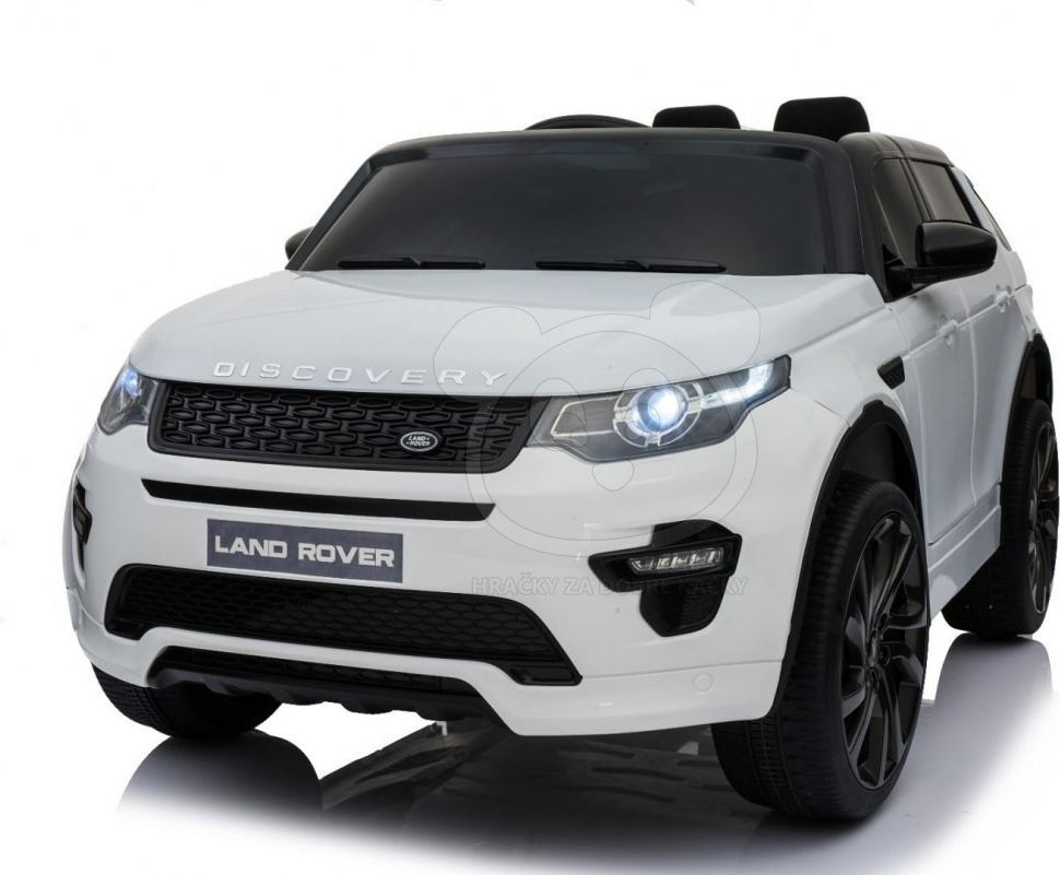Elektrické autíčko Land Rover Discovery - bílé - obrázek 2