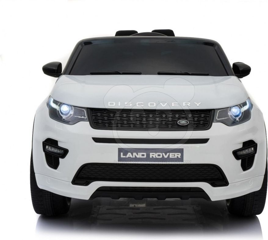 Elektrické autíčko Land Rover Discovery - bílé - obrázek 3