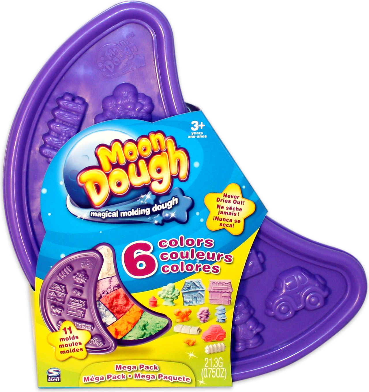 Moon Dough mega pack 6 náhradních náplní - obrázek 2
