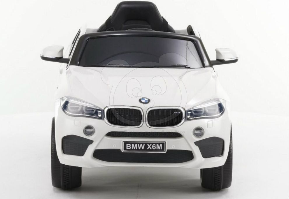 Elektrické autíčko BMW X6M - lakované černé - obrázek 2