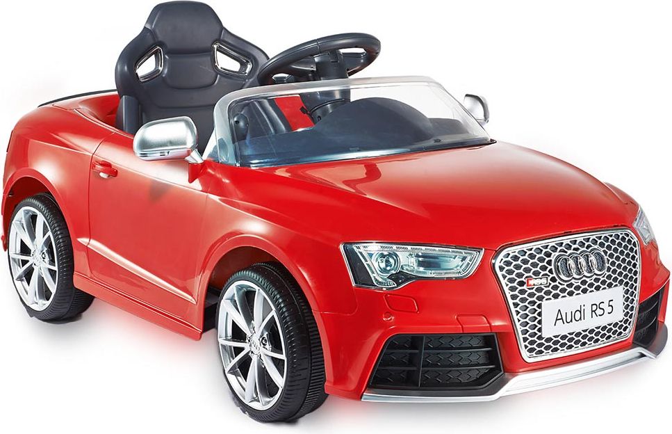 Elektrické autíčko Audi RS5 lakované, čalouněná sedačka - červené - obrázek 1