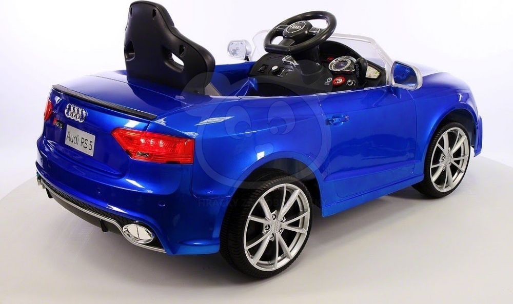 Elektrické autíčko Audi RS5 lakované, čalouněná sedačka - červené - obrázek 6