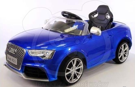 Elektrické autíčko Audi RS5 lakované, čalouněná sedačka - černé - obrázek 5