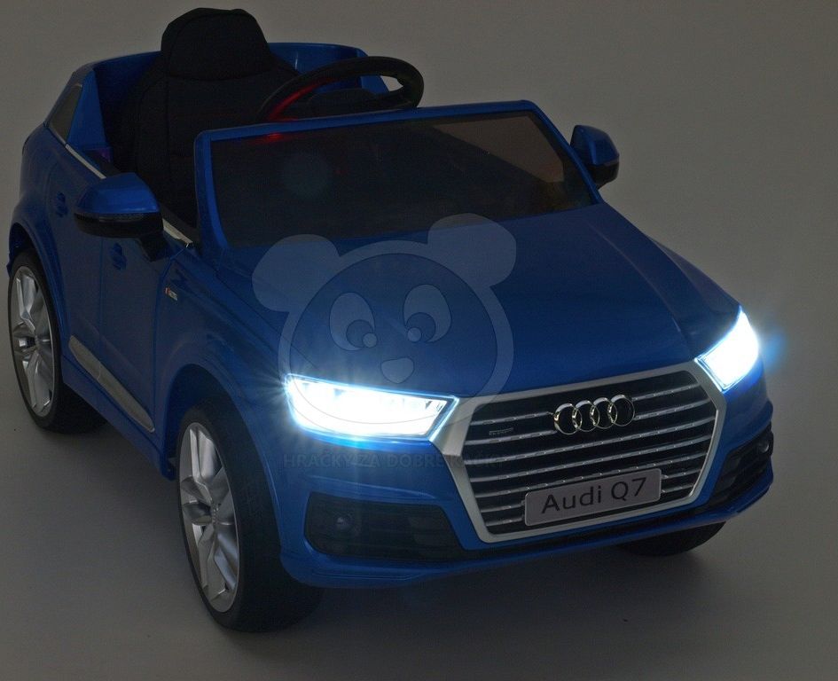 Elektrické autíčko Toyz AUDI Q7 Lak - modré - obrázek 12