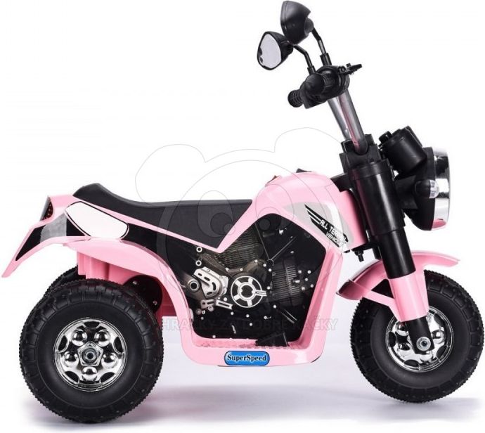 Elektrická motorka MiniBike - červená - obrázek 20