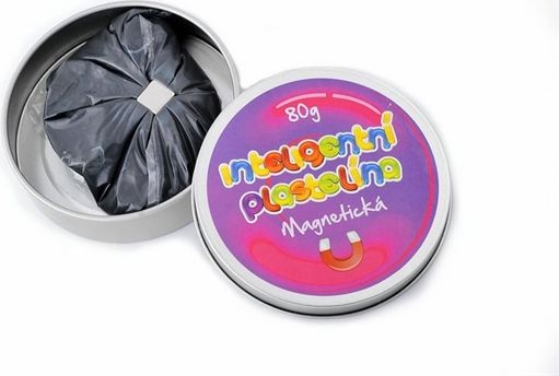 Inteligentní plastelína - magnetická + silný magnet - obrázek 1