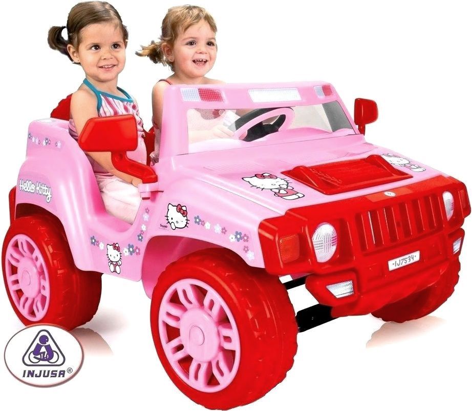 Injusa elektrické autíčko TWO EVASION HELLO KITTY 12V 7534 - obrázek 1