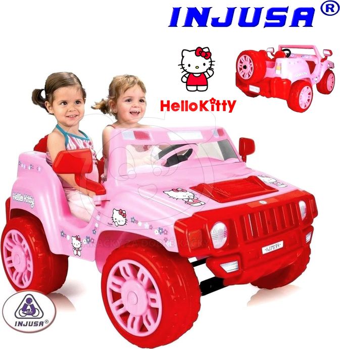 Injusa elektrické autíčko TWO EVASION HELLO KITTY 12V 7534 - obrázek 3