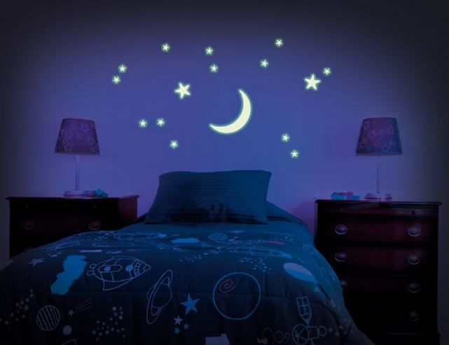 GlowStars Glow Velký Měsíc a hvězdy - obrázek 3