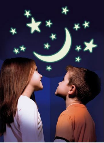 GlowStars Glow Velký Měsíc a hvězdy - obrázek 4