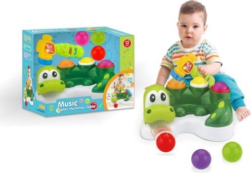 Hrací dinosaurus s kladívkem - obrázek 1
