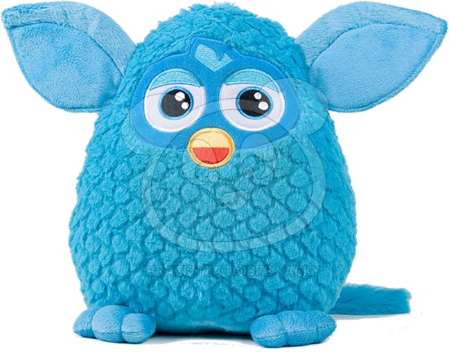 Furby plyšový 29cm - žlutý - obrázek 4