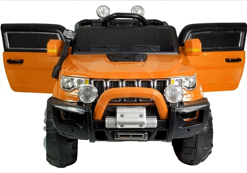 Elektrický Jeep Hummer - oranžové - obrázek 7