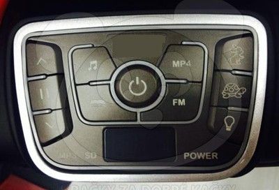 Dimix Elektrické auto Bugatti, 2 motory, ovládací panel - modré - obrázek 3