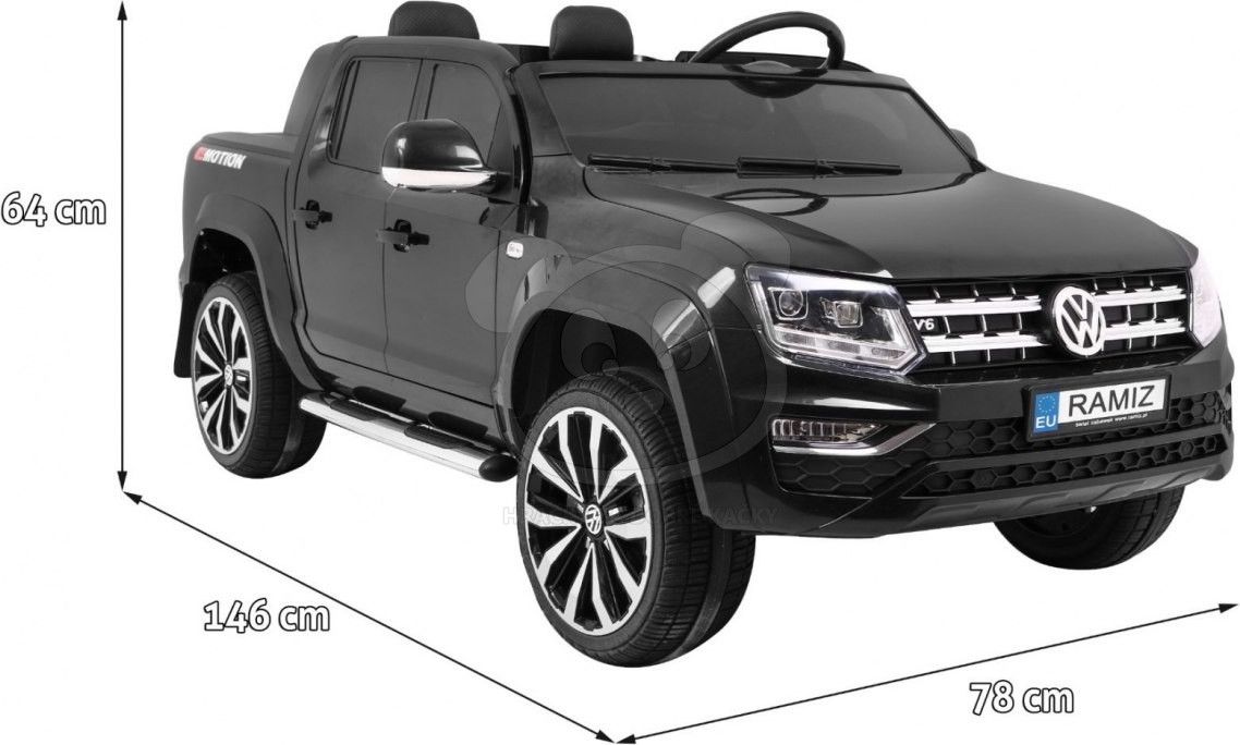 Elektrické autíčko Volkswagen AMAROK PICK-UP - bílé - obrázek 16