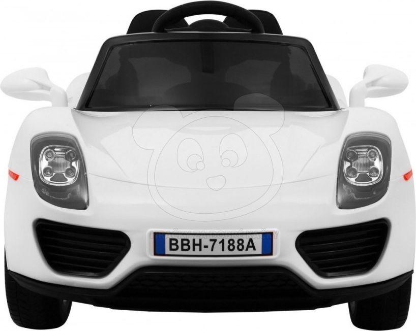 Elektrické autíčko Roadster - bílé - obrázek 4