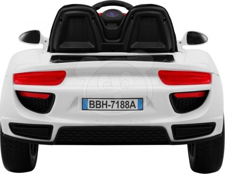 Elektrické autíčko Roadster - bílé - obrázek 7