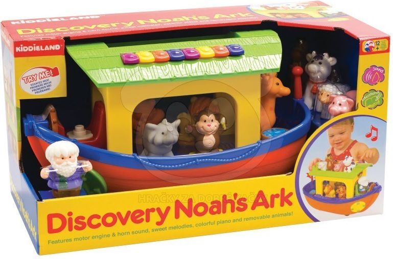 Kiddieland Activity Noemova archa zvuková a hudební se zvířaty - obrázek 3