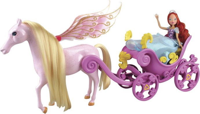 Winx: kočár s koněm a princezna Bloom - obrázek 2