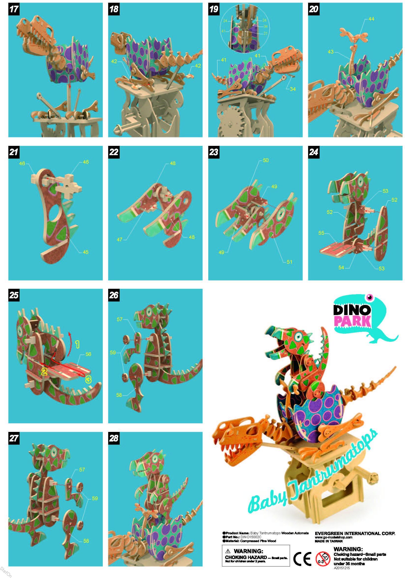 ARToy stavebnice pohyblivého modelu - The See-Sawrasaurs - obrázek 3