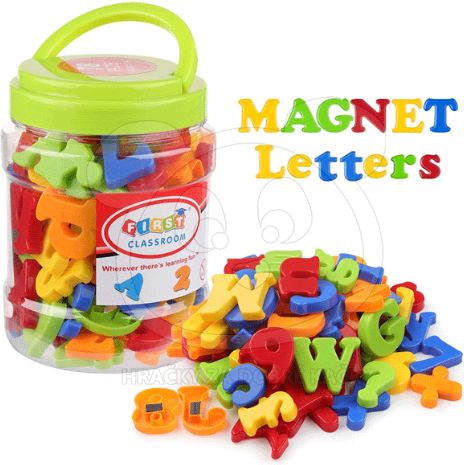 Magnetická písmena a číslice - 78 kusů - obrázek 5