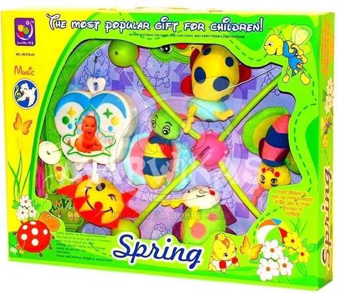 Spring plyšový kolotoč nad postýlku - obrázek 3