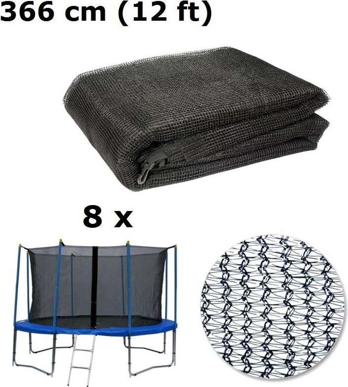 Vnitřní ochranná síť na trampolínu 366 cm (12 ft) na 8 tyčí - obrázek 1