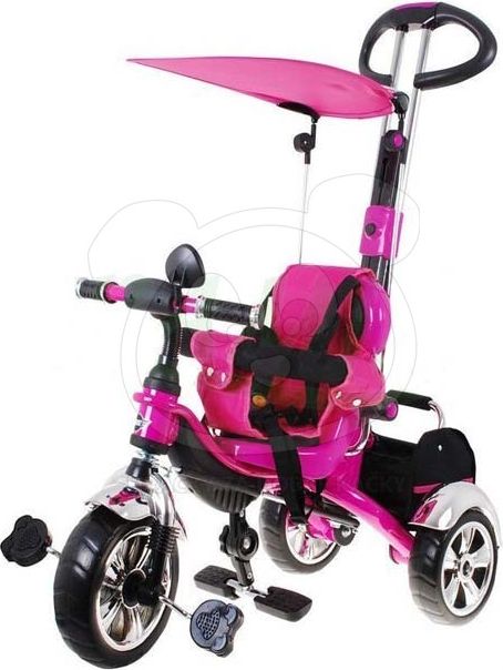 Tříkolka Sport Trike s nafukovacími koly - růžová - obrázek 5