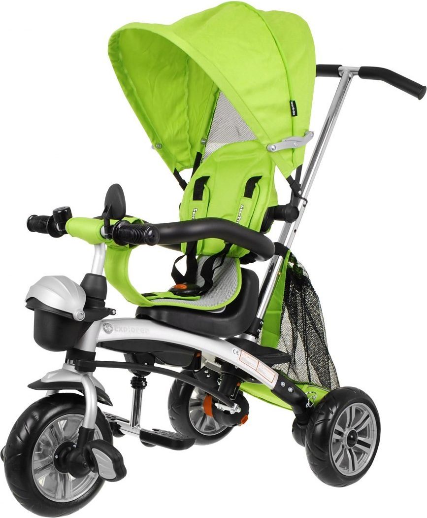 Tříkolka Sport Trike Explorer 3v1, pěnová kola - zelená - obrázek 1