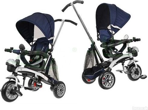 Tříkolka Sport Trike Explorer 3v1, pěnová kola - zelená - obrázek 3
