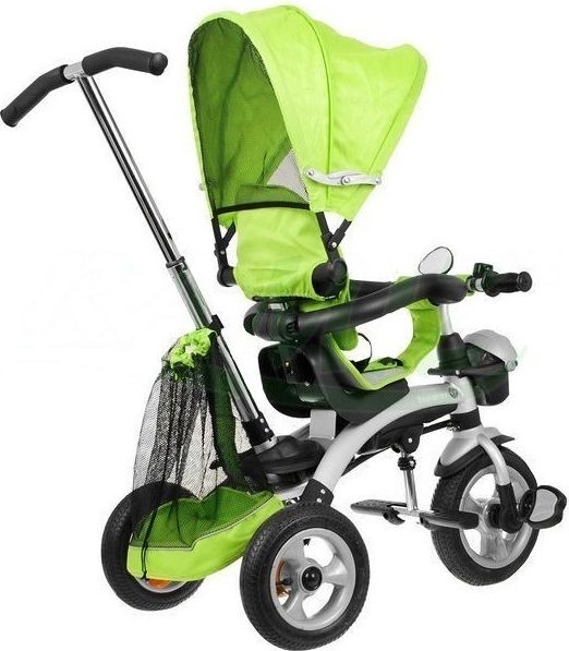 Tříkolka Sport Trike Explorer 3v1, pěnová kola - zelená - obrázek 5